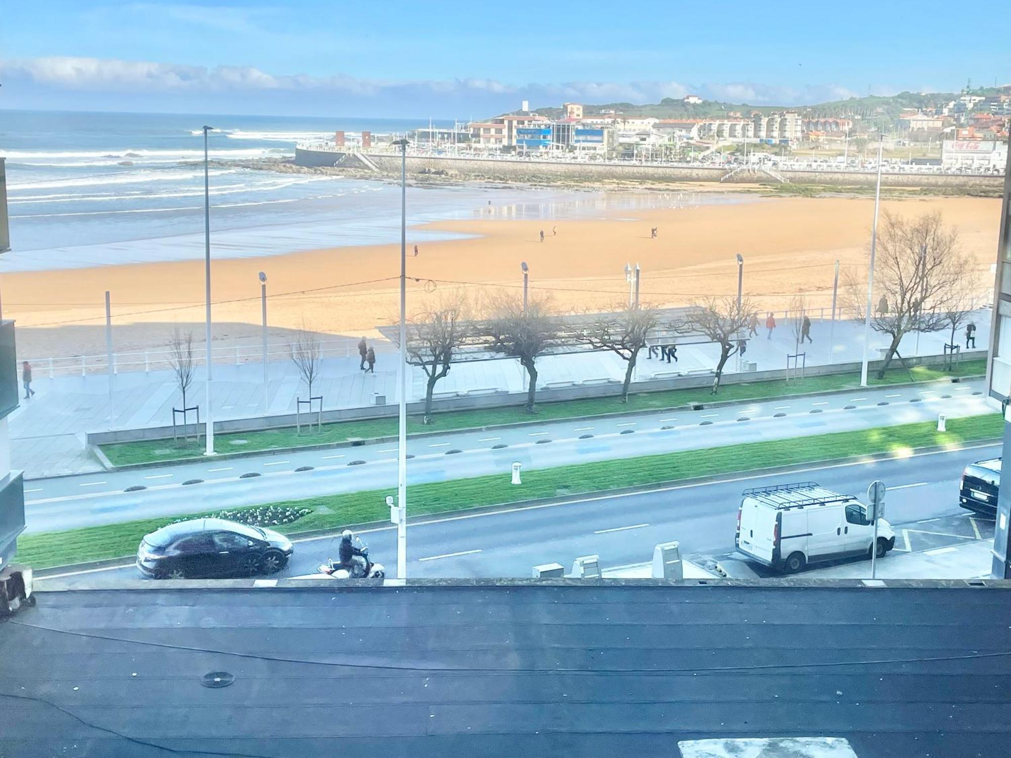 Apartamento San Lorenzo Playa. Vistas Al Mar. Gijón Kültér fotó